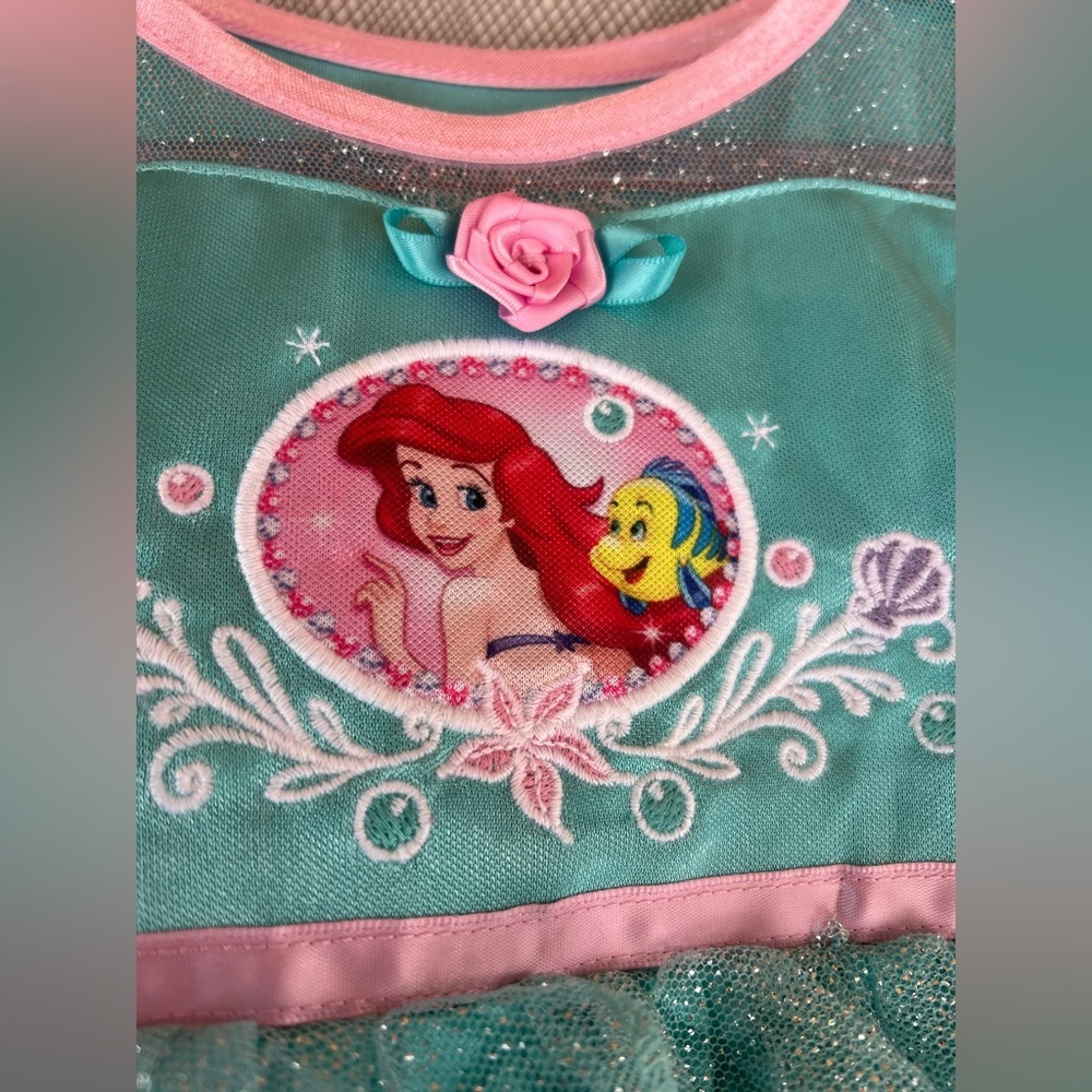 Disney Princess - Ariel teal dress-up gown Dress (Size 2t) - Picture 5 of 7